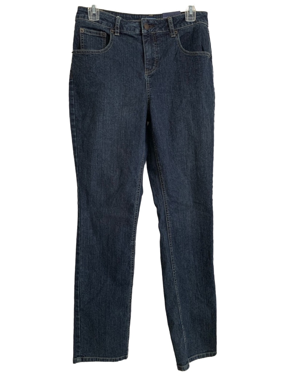 WESTPORT Women’s Dark Wash Blue Cotton Blend Jeans